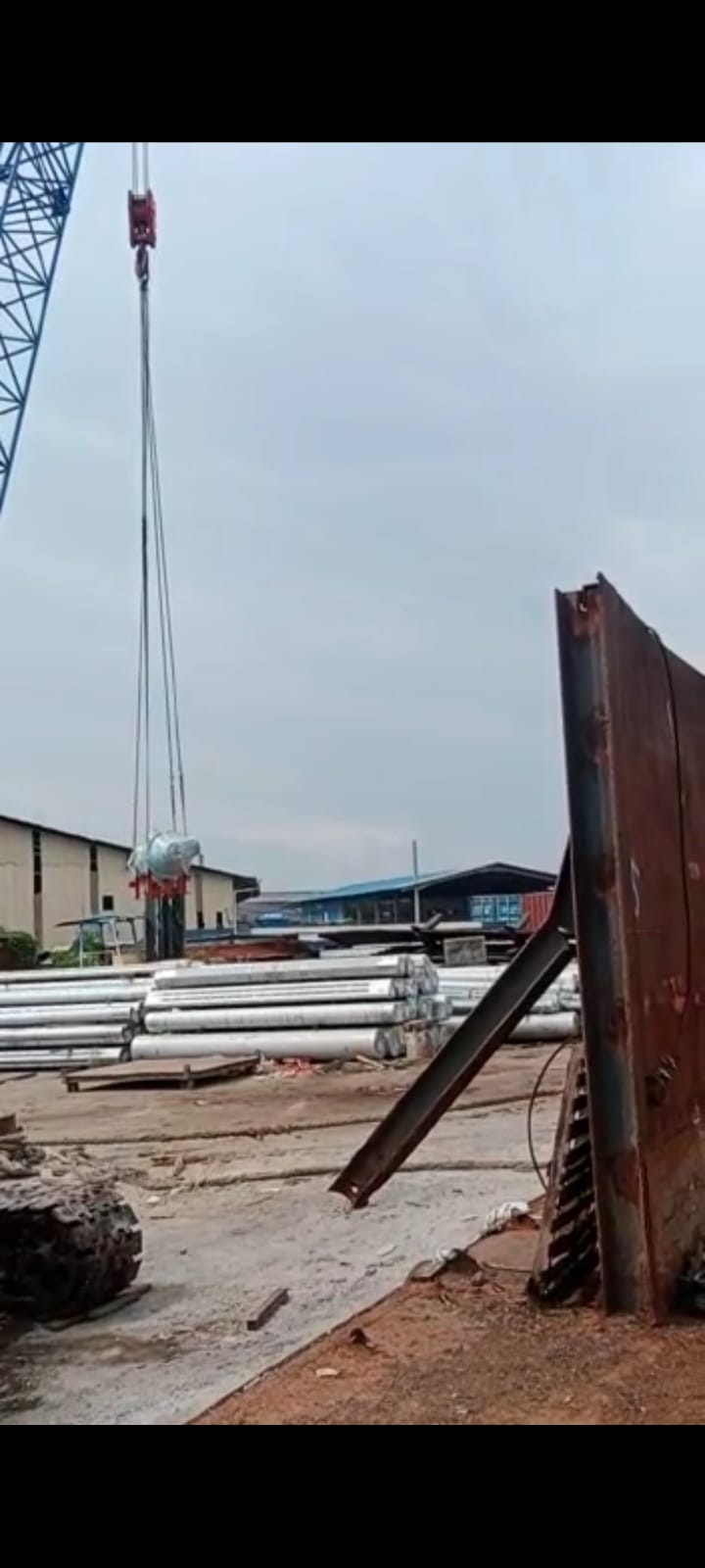 Logistik Internasional Steel Structures & Mesin PKS: Malaysia ke Bontang